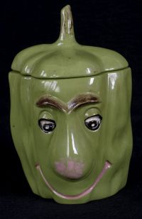Mr. Green Bell Pepper Farmers Market Kitschy Jar